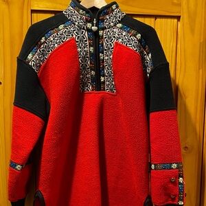 Obermeyer Black Coat with White Script Logo